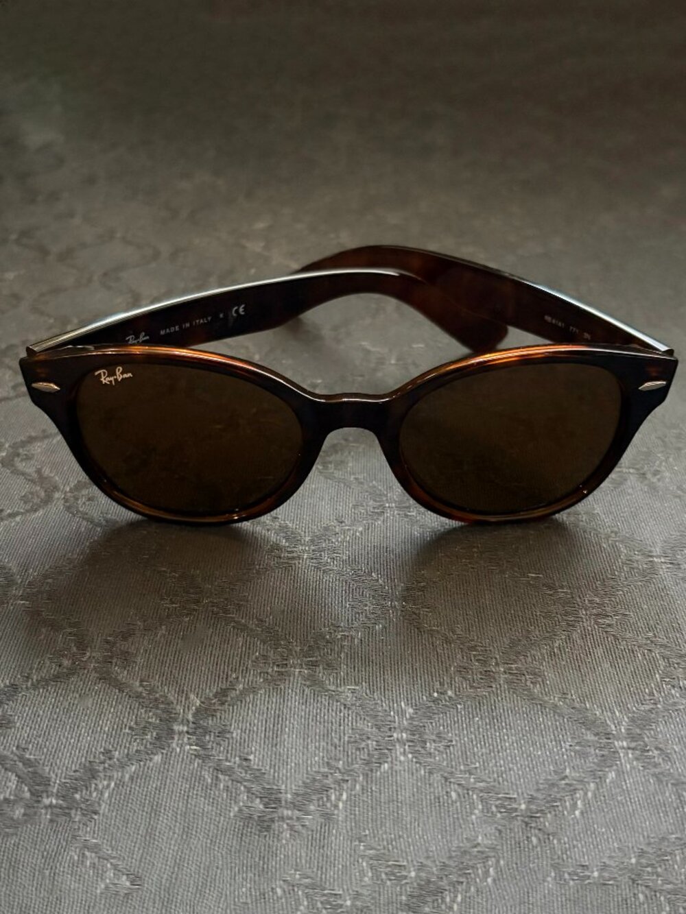 Ray-Ban RB 4141 771 3N Dark Havana Brown Sunglasses